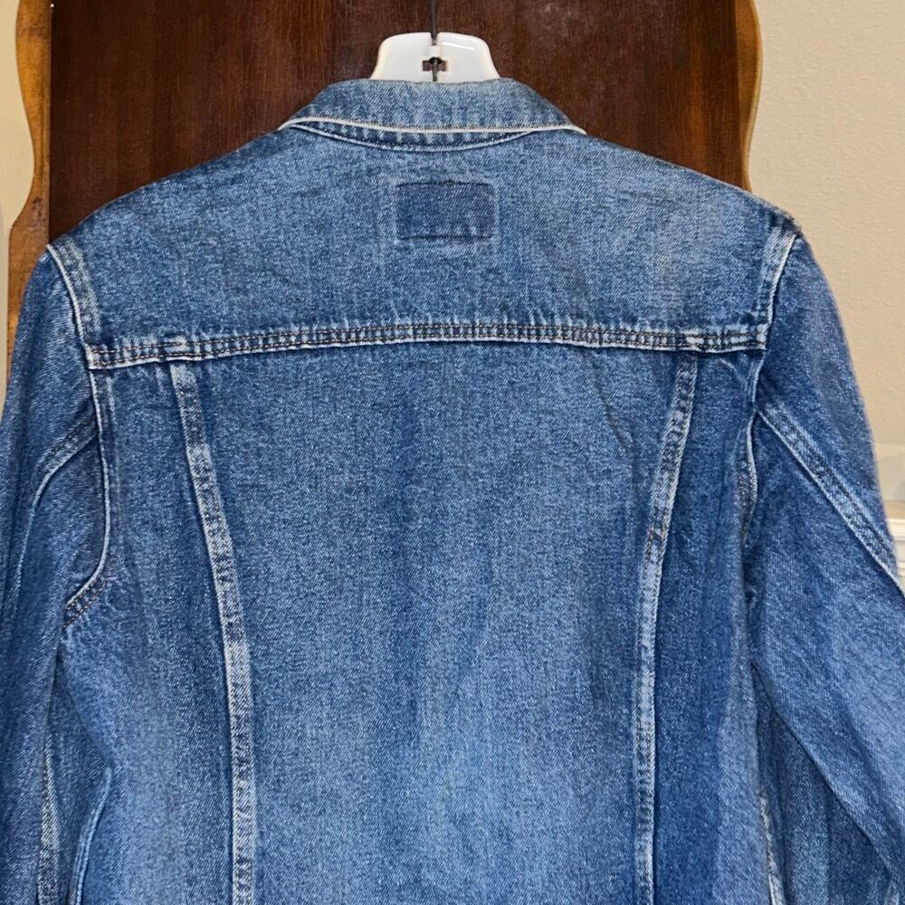 Vintage Roebucks Western Wear denim jean jacket size 20 36 chest USA - Picture 7 of 8